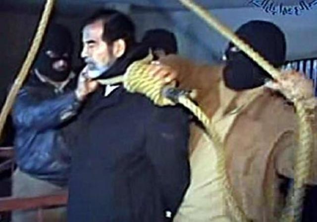 Saddam Hussein is hanged