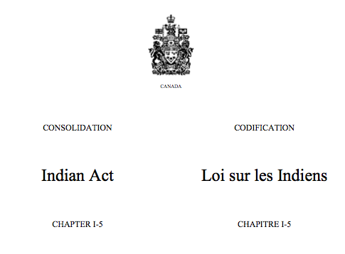 Ranking #10: Indian Act (1876-1920's)