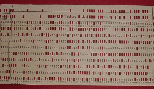 Tarjetas perforadas y la máquina tabuladora.