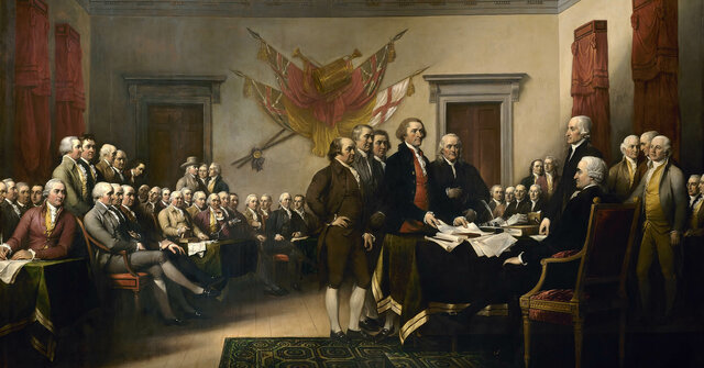 Proclamación de la Declaración de la Independencia de los Estados Unidos de Ámerica