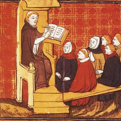 Timeline: Historia de la Pedagogía, Segunda parte: Del triunfo del cristianismo a la crisis de la segunda escolástica.