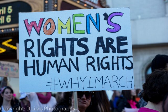 La marcha internacional de mujeres