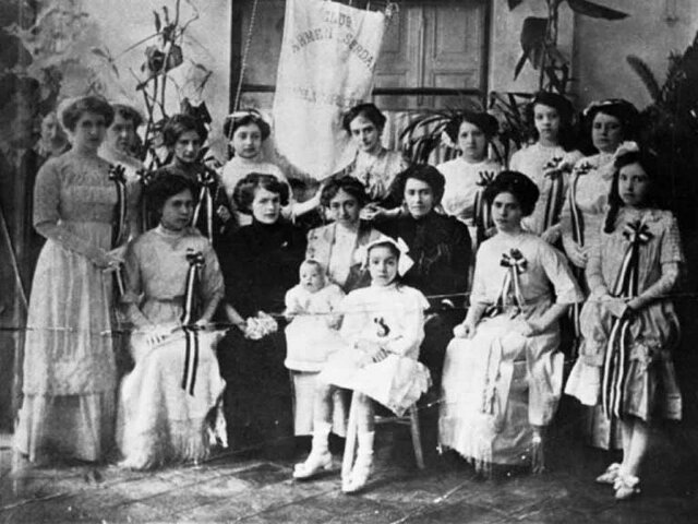 Las admiradores de Juárez.