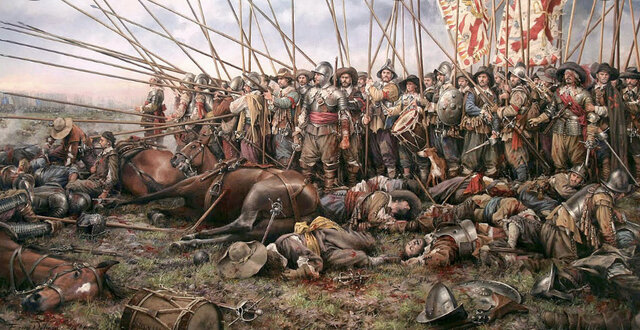 Guerra hispano-francesa, con victorias de España. Paz de Cateau-Cambrésis