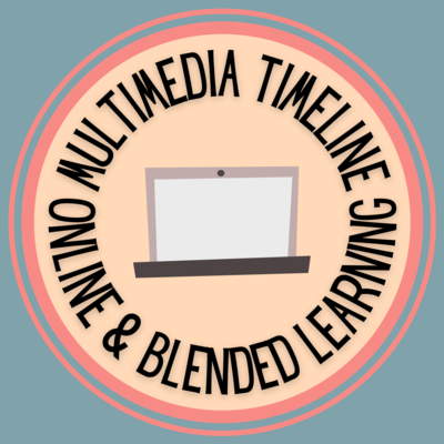 Timeline: Multimedia timeline of online and blended learning