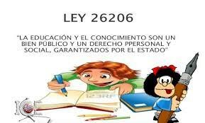 Ley de Educación Nacional N.º 26206