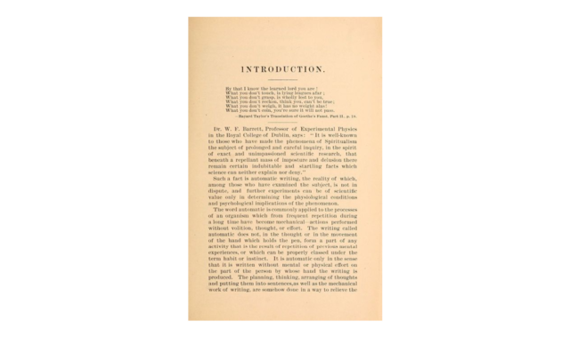 Book: Automatic Spirit Writing with Other Psychic Experiences