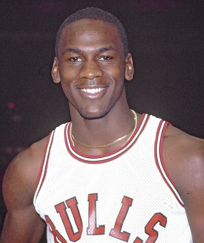 Michael Jordan y su firma de patrocinio con Nike.