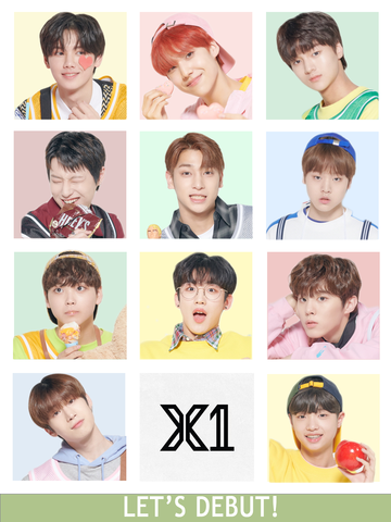 Debut como miembro de x1