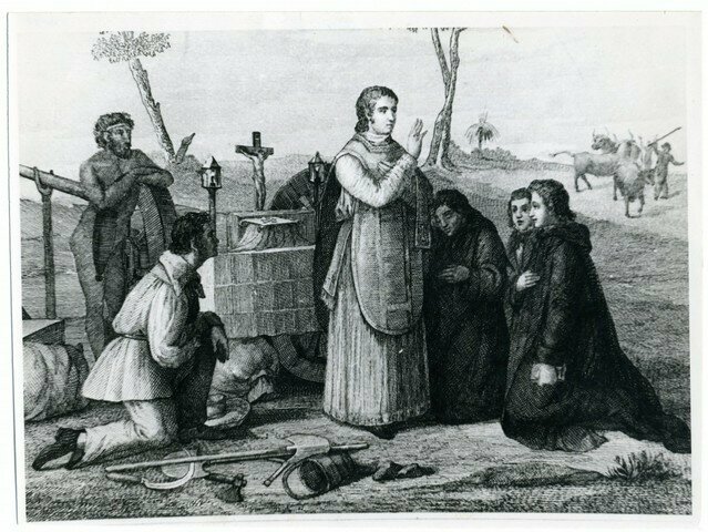 First Mass within Australian Territory