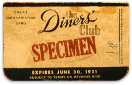 The first credit card