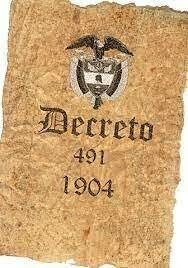 Decreto 491 de 1904 - Creación del Ministerio de Instrucción Pública - Reglamentación de la ley 89 de 1903