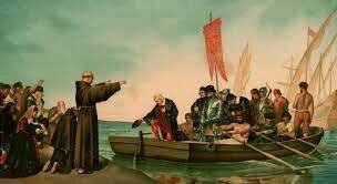 Salida de Colon desde Palos de la Frontera