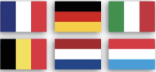 Países Fundadores en 1958.