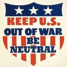 America proclaims neutrality in World War 1
