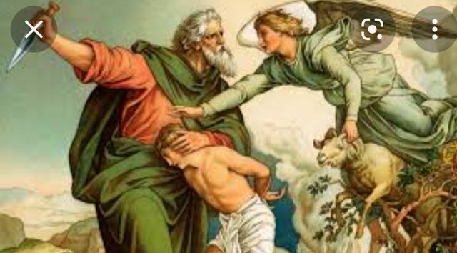 The sacrafice of Isaac