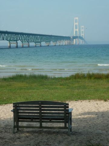 Mackinac Bridge, Michigan side