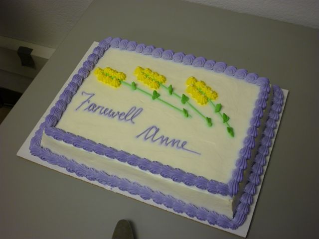 Farewell cake, University of Windsor