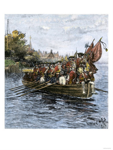 British troops leave New York City