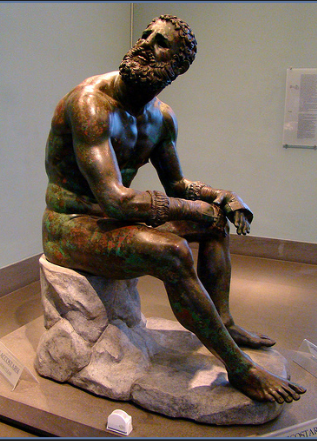 Seated Boxer