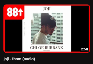 first Joji video on 88rising channel