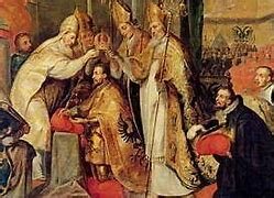 Carlos I es coronado emperador y rey de Italia en Bolonia por el Papa Clemente VII