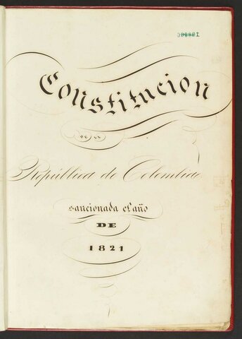 Constitución de 1821 (República de Colombia o la Gran Colombia)