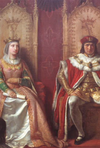 Inicio del reinado de los Reyes Católicos – Unión de Castilla y Aragón