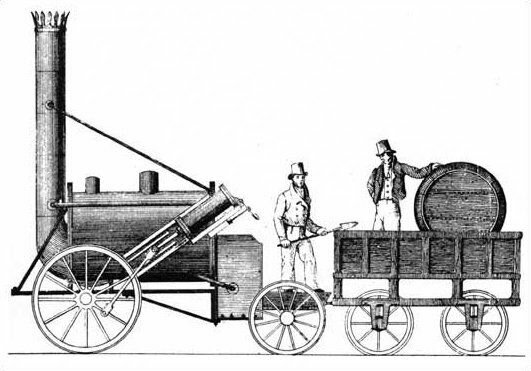 Primera locomotora de vapor