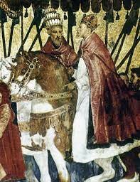 Carlos I es coronado emperador y rey de Italia en Bolonia por el Papa Clemente VII