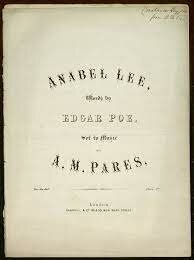 Edgar Allen Poe Publishes Anabel Lee