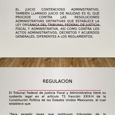 Timeline: Procedencia de juicio contencioso