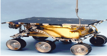 The Sojourner Rover: The purpose of this project was designing a low-cost method to deploy a collection of scientific instruments to Mars in the form of a free-ranging robotic rover to gather data to gain new information about Mars.