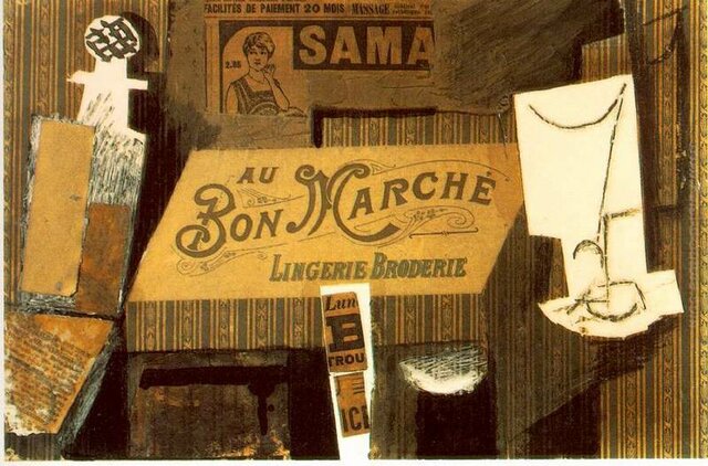 nat morta au bon marchè 1913 picasso