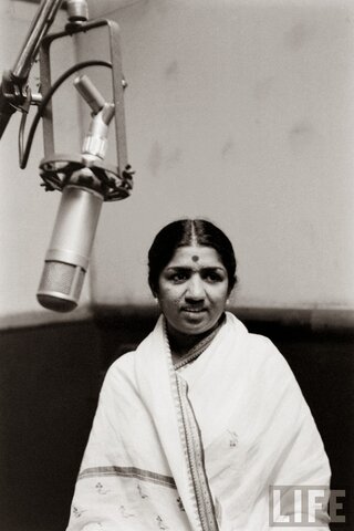 Mangeshkar was mentored by music director Ghulam Haider right after Karnataki's death