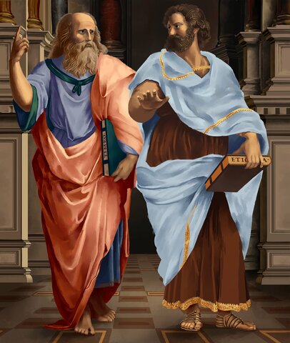 Plato and Aristotle