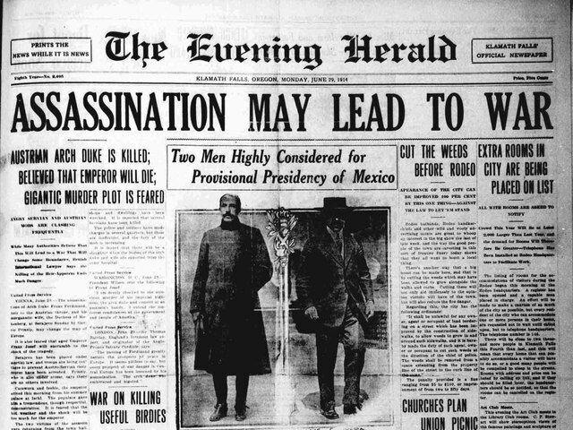WW1 Starts