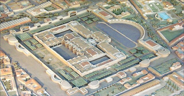 Costruzione delle terme di Diocleziano