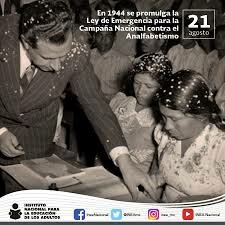 Ley Nacional de Educación Para los adultos.