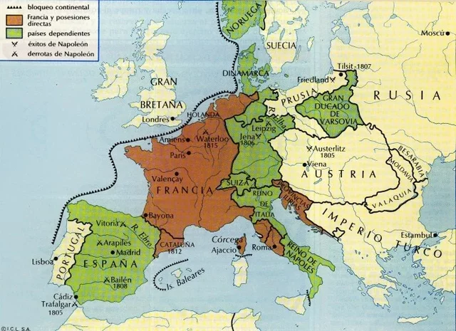 Bloqueo continental decretado por Napoleón