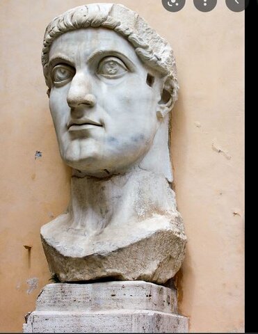 ritratti colossali di Costantino