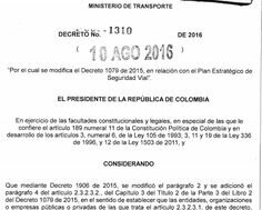 Decreto 1310 de 2016