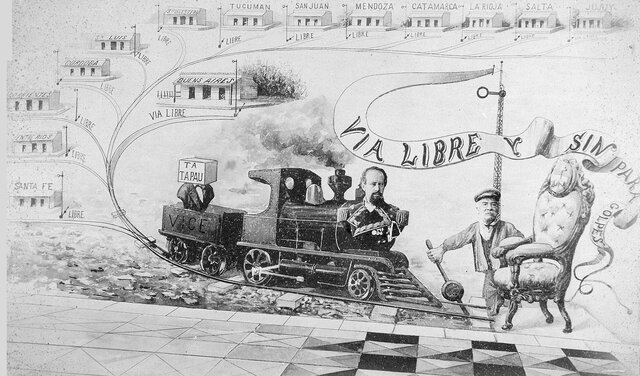 A sangre y fuego, se ha conformado el estado nacional.