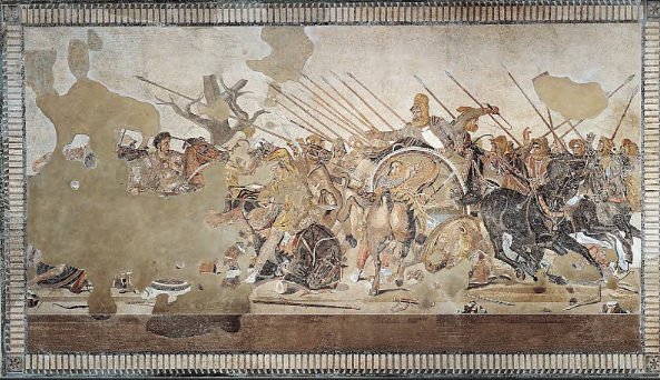 Alexander mosaic from the House of Faun, Pompeii