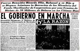 Golpe Militar de Onganía al Presidente Illia