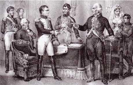 Asistencia en las abdicaciones de Bayona.