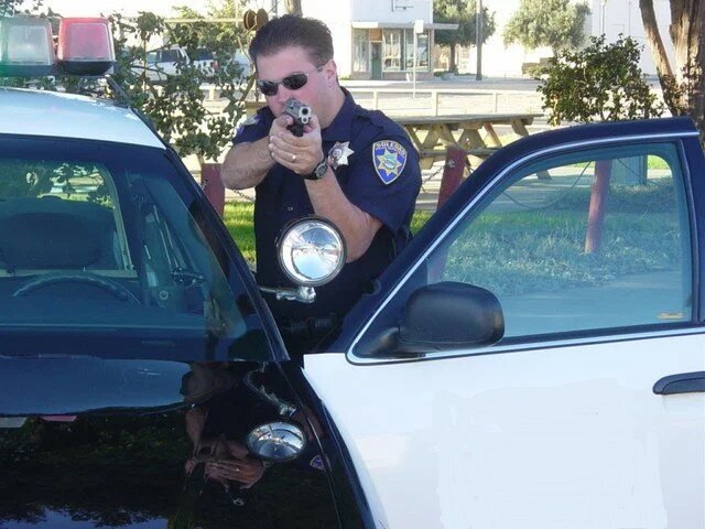 An Officer Makes Contact