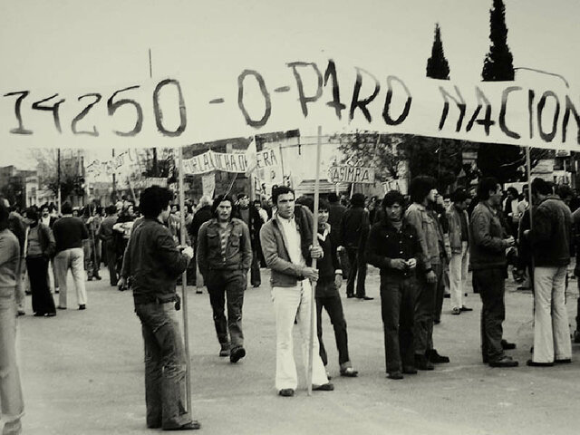 Paro General contra gobierno peronista