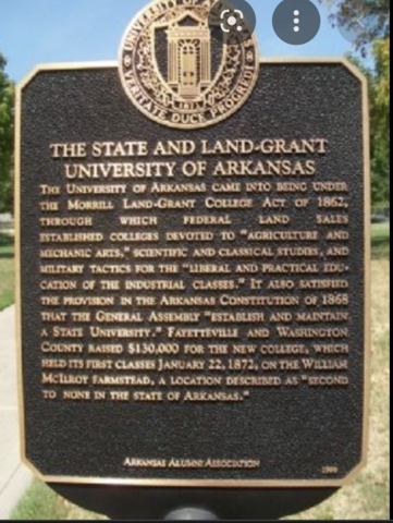 Land Grant Universities in Arkansas
