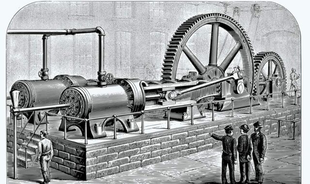 edad moderna maquina de vapor